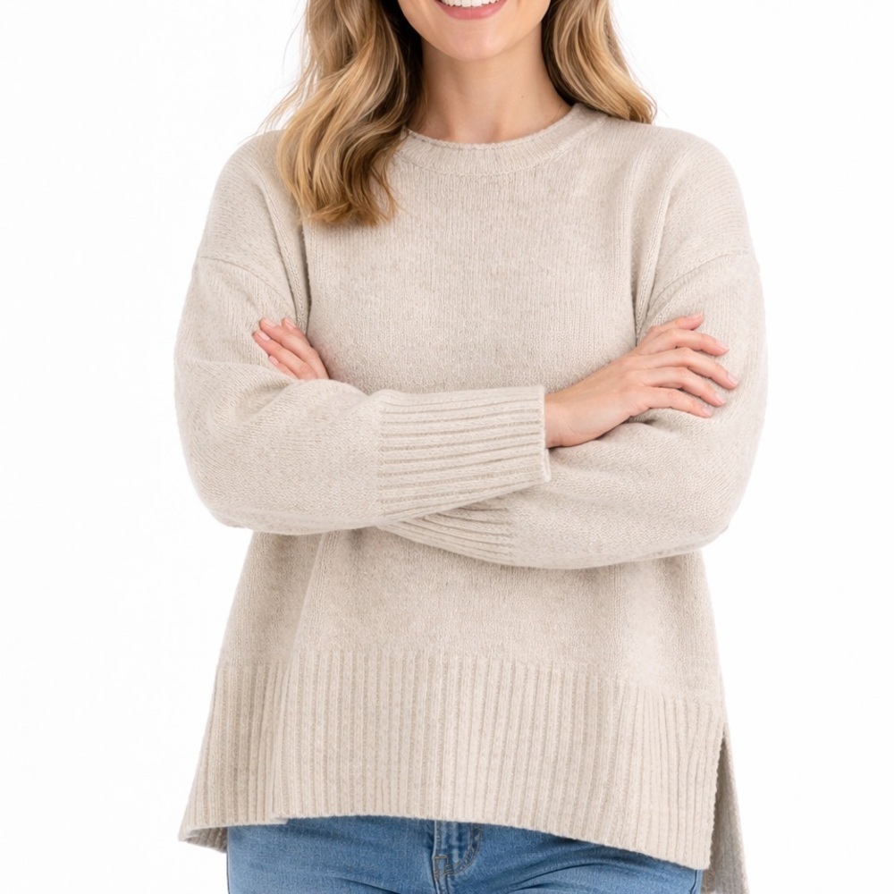Vince Plush Cashmere Wool Blend Crewneck Sweater Sz Small
